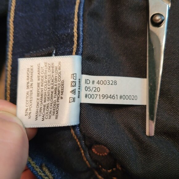 Express Jeans Womens 4 R Button Fly Ankle Skinny Super High Rise Tummy Control - Picture 6 of 11